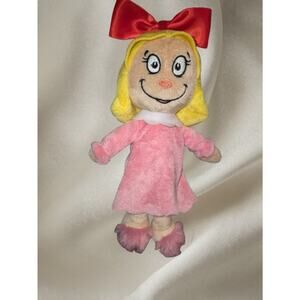 FREE SHIP! Dr. Seuss Cindy Lou Who 8" Plush Doll Just Play Grinch Stufffed